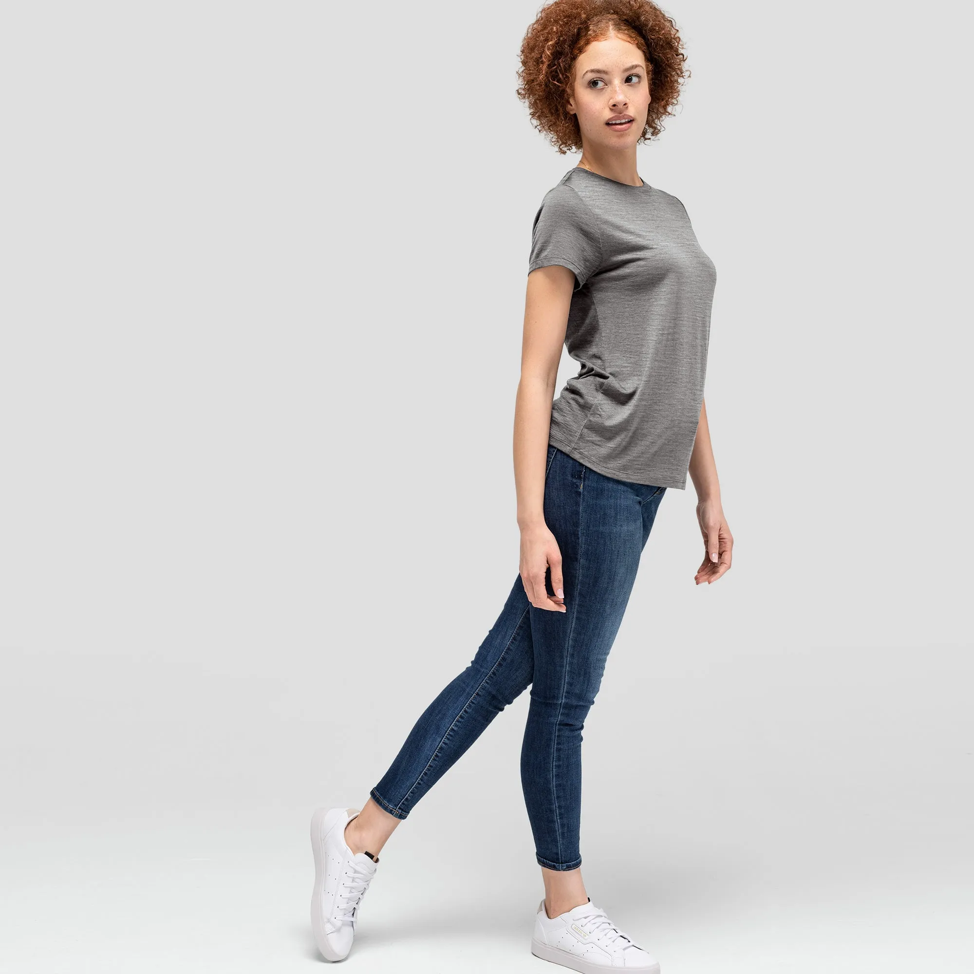 Women's Merino Crew Neck T-Shirt sold by Unbound Merino product image thumbnail 2