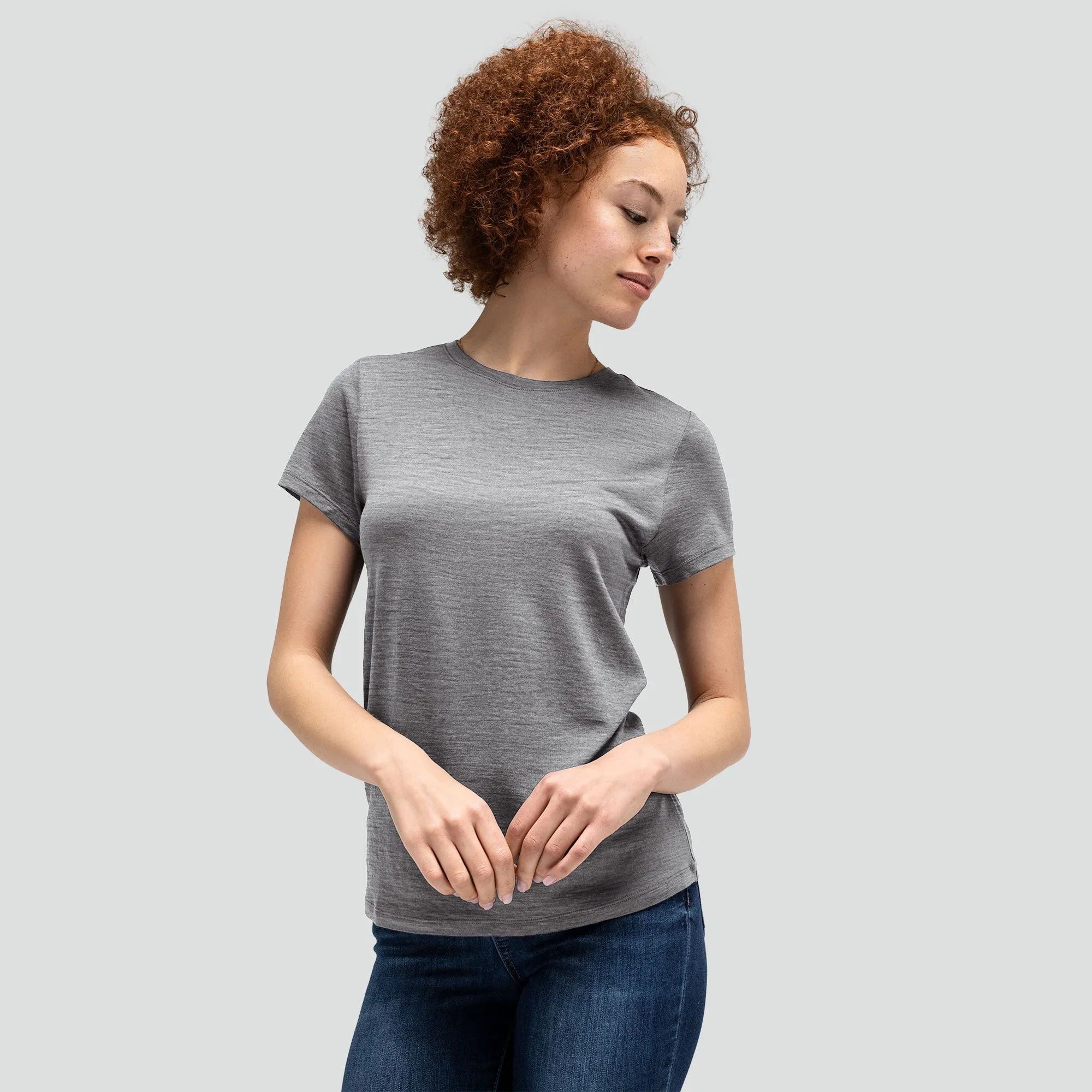 Women's Merino Crew Neck T-Shirt sold by Unbound Merino product image thumbnail 4