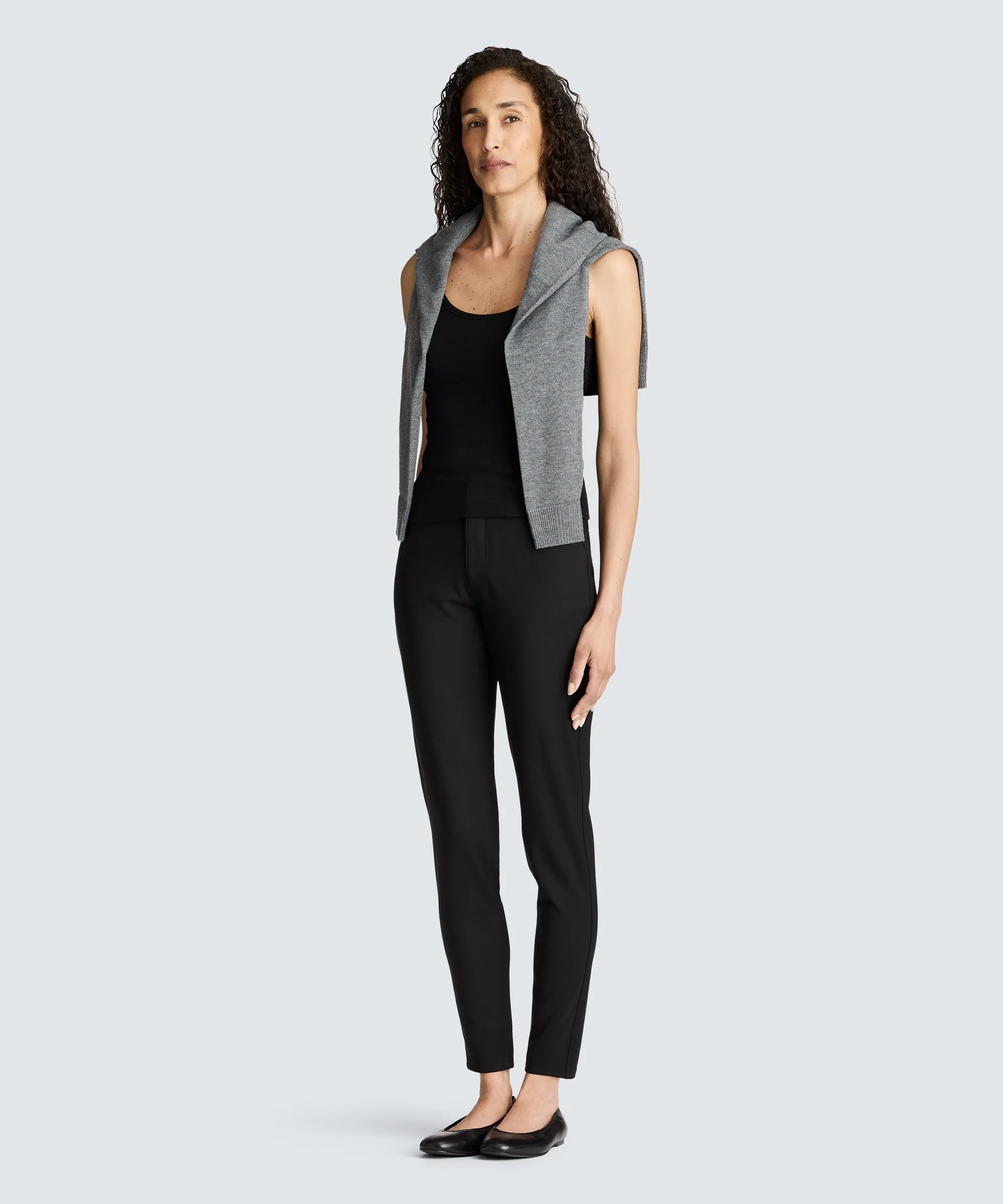 Women's Petite Merino Rib Scoop Neck Tank sold by Unbound Merino product image thumbnail 2