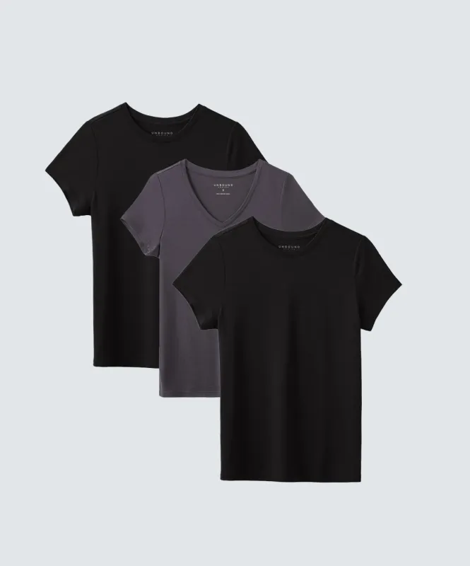 Women's Petite T-Shirts // 3 Pack sold by Unbound Merino