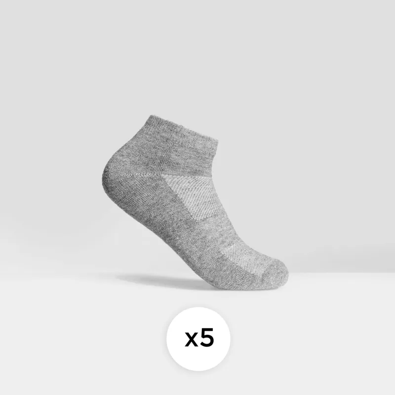 Men's 5 Pack // Merino All Season Ankle Socks sold by Unbound Merino