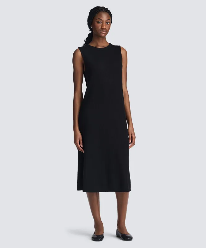 Women's Rib Merino Sleeveless Dress sold by Unbound Merino