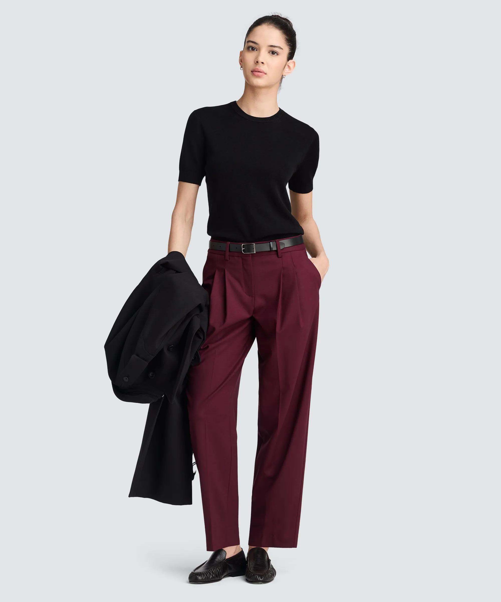 Women's Fine Knit Merino T-Shirt sold by Unbound Merino product image thumbnail 2