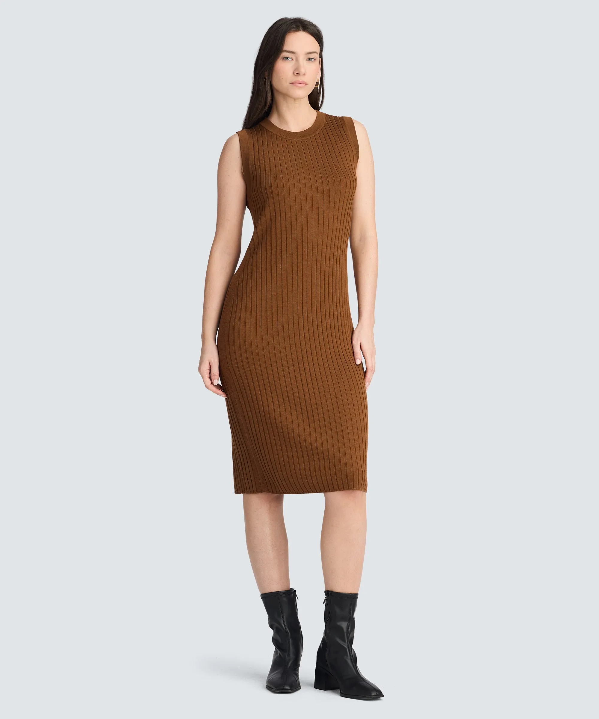 Women's Fine Knit Merino Dress sold by Unbound Merino