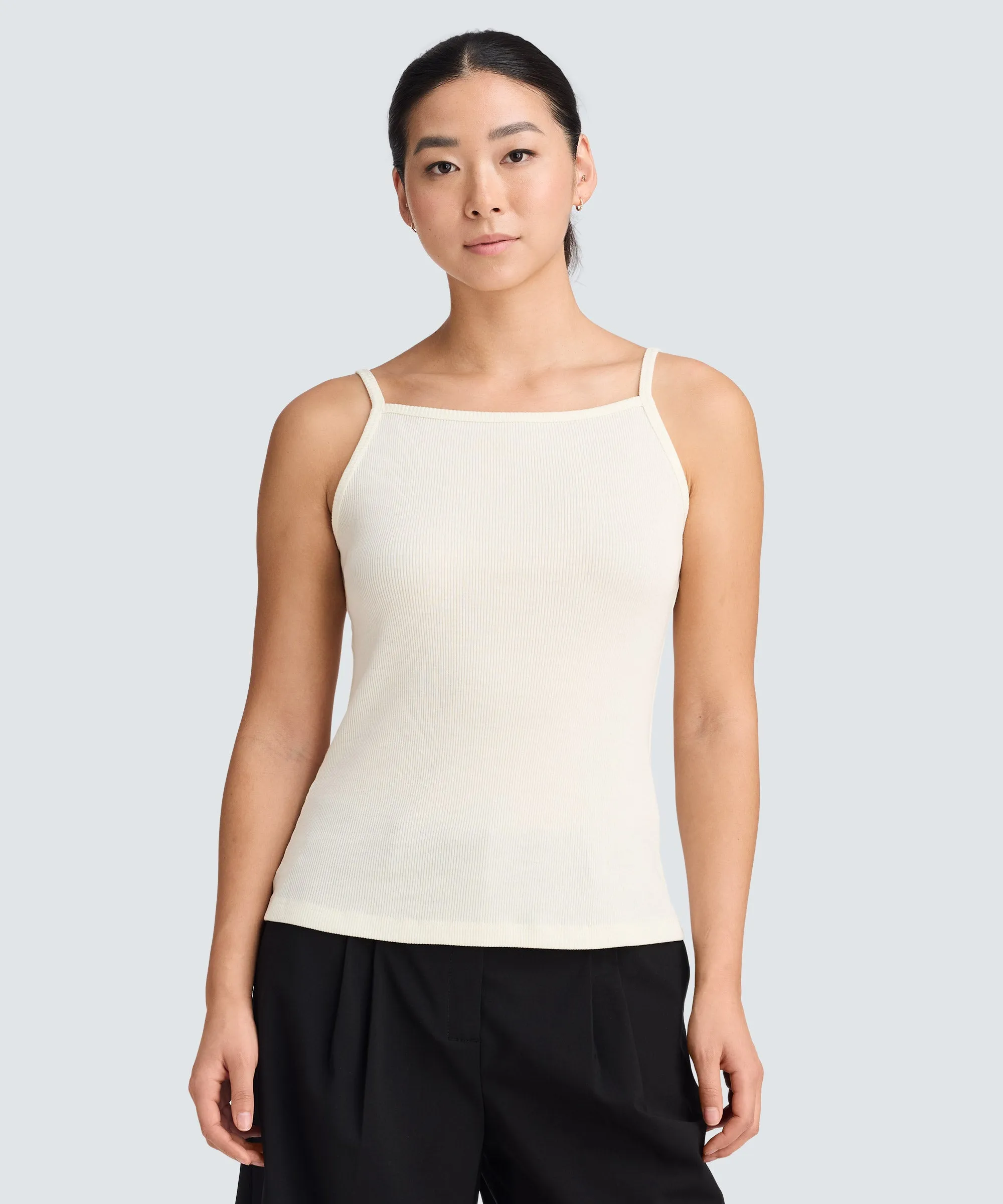 Women's Merino Tencel Rib Tank sold by Unbound Merino