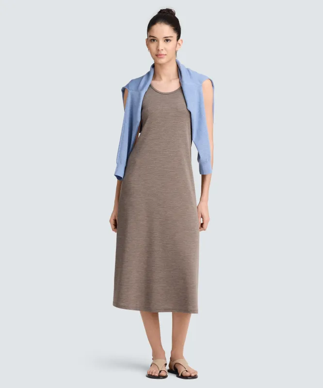 Women's Merino A-Line Tank Dress made by Unbound Merino