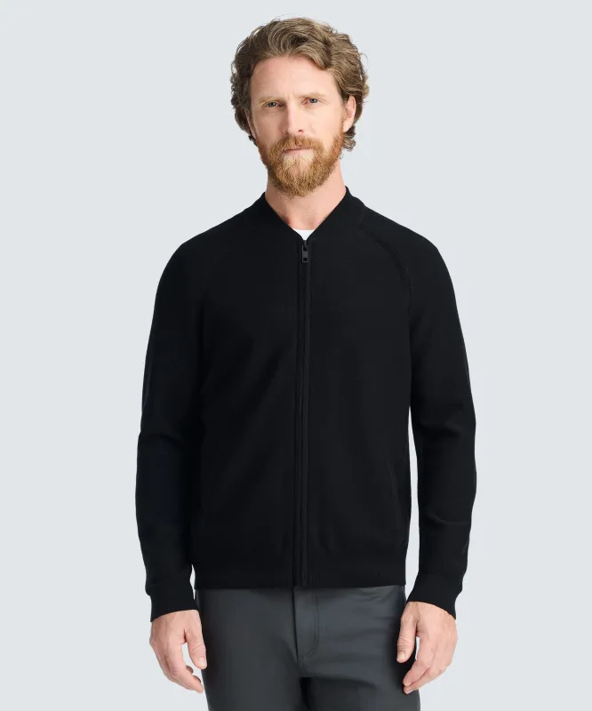 Men's Merino Knit Bomber made by Unbound Merino
