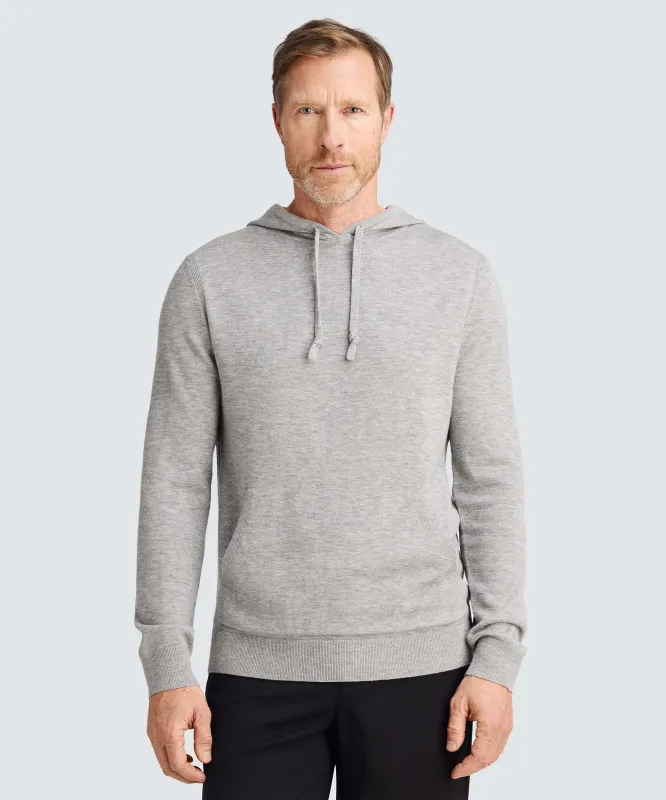 Men's Merino Knit Pullover Hoodie made by Unbound Merino