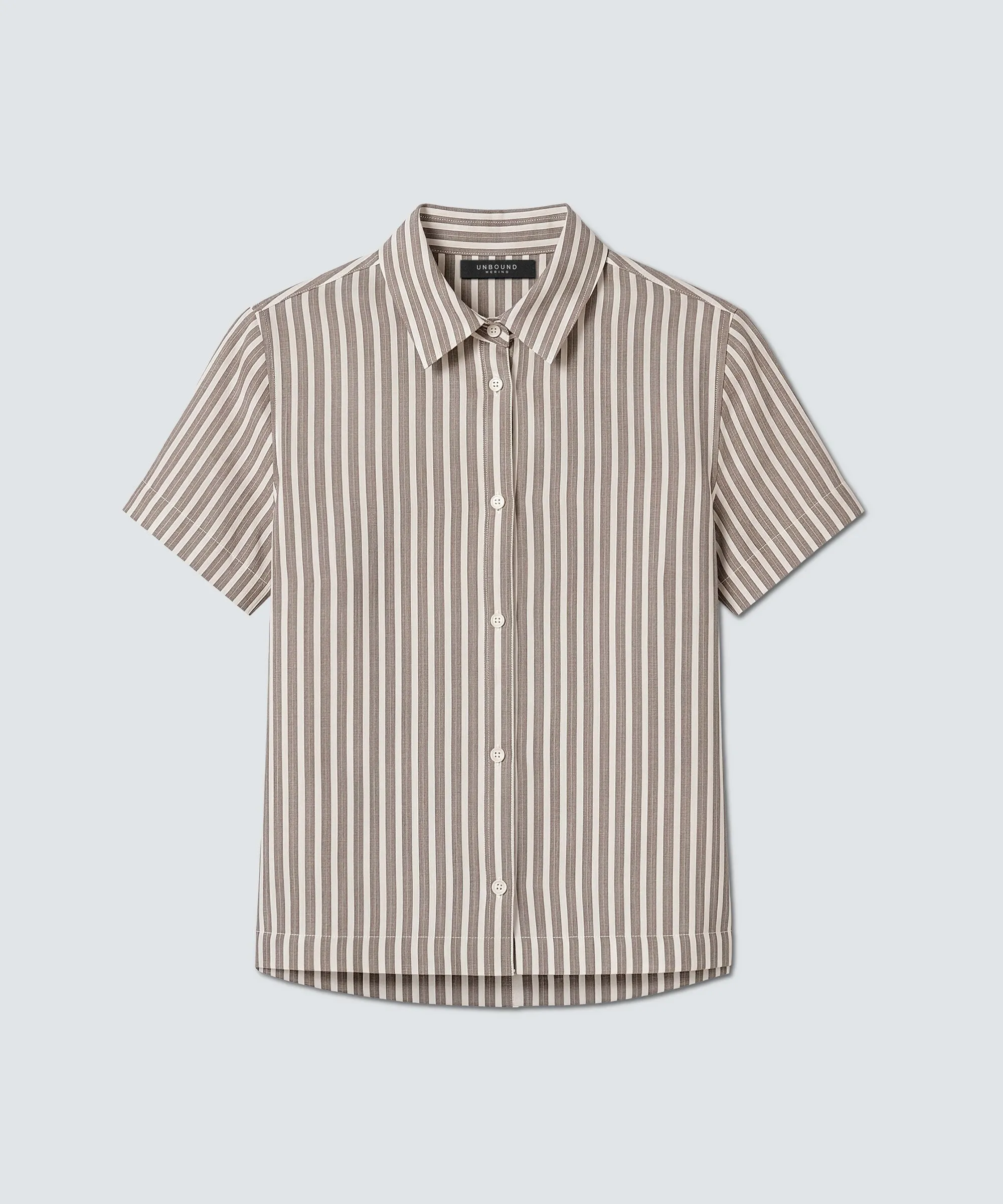 Women’s Merino Linen Short Sleeve Shirt sold by Unbound Merino product image thumbnail 4