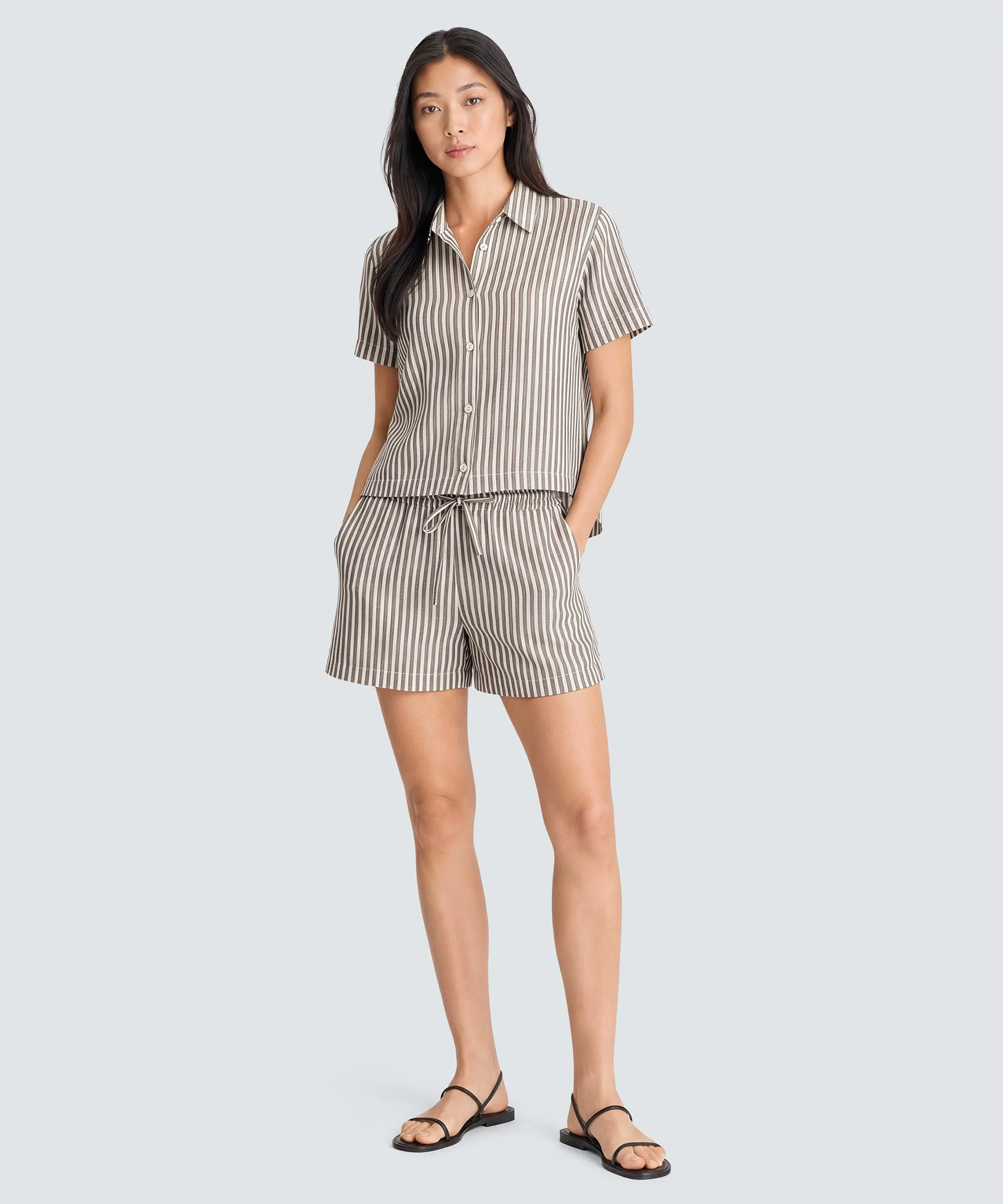 Women’s Merino Linen Short Sleeve Shirt sold by Unbound Merino product image thumbnail 2