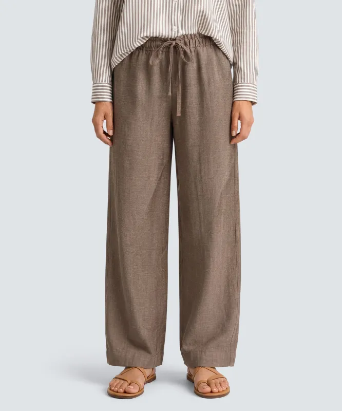 Women’s Merino Linen Pants made by Unbound Merino