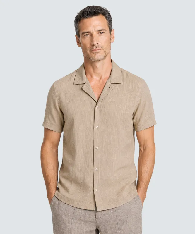 Men’s Merino Linen Tropical Shirt made by Unbound Merino