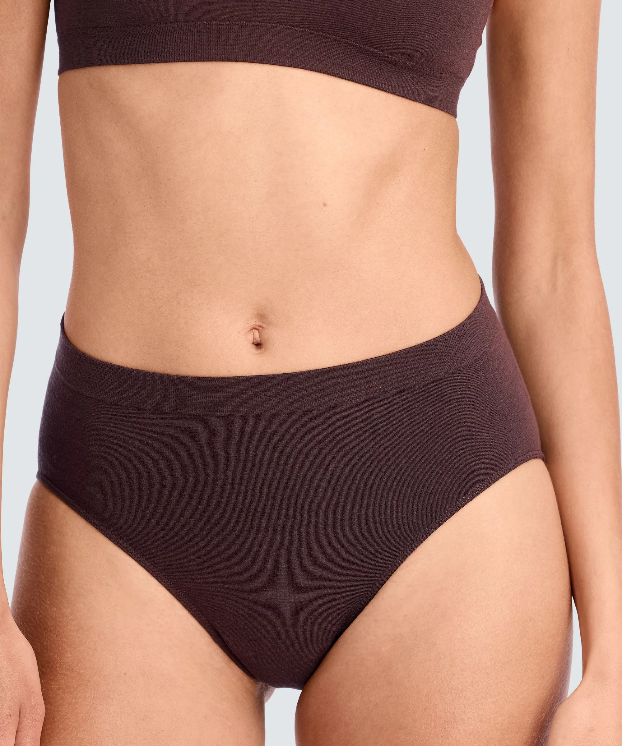 Women’s Merino High Waist Bikini sold by Unbound Merino product image thumbnail 2