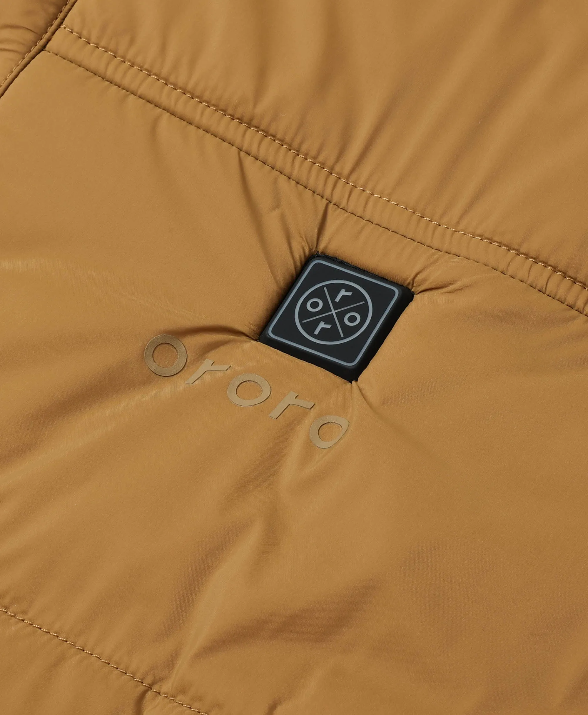 PuffLyte™ Men's Heated Lightweight Vest - Dark Khaki sold by Ororo product image thumbnail 5