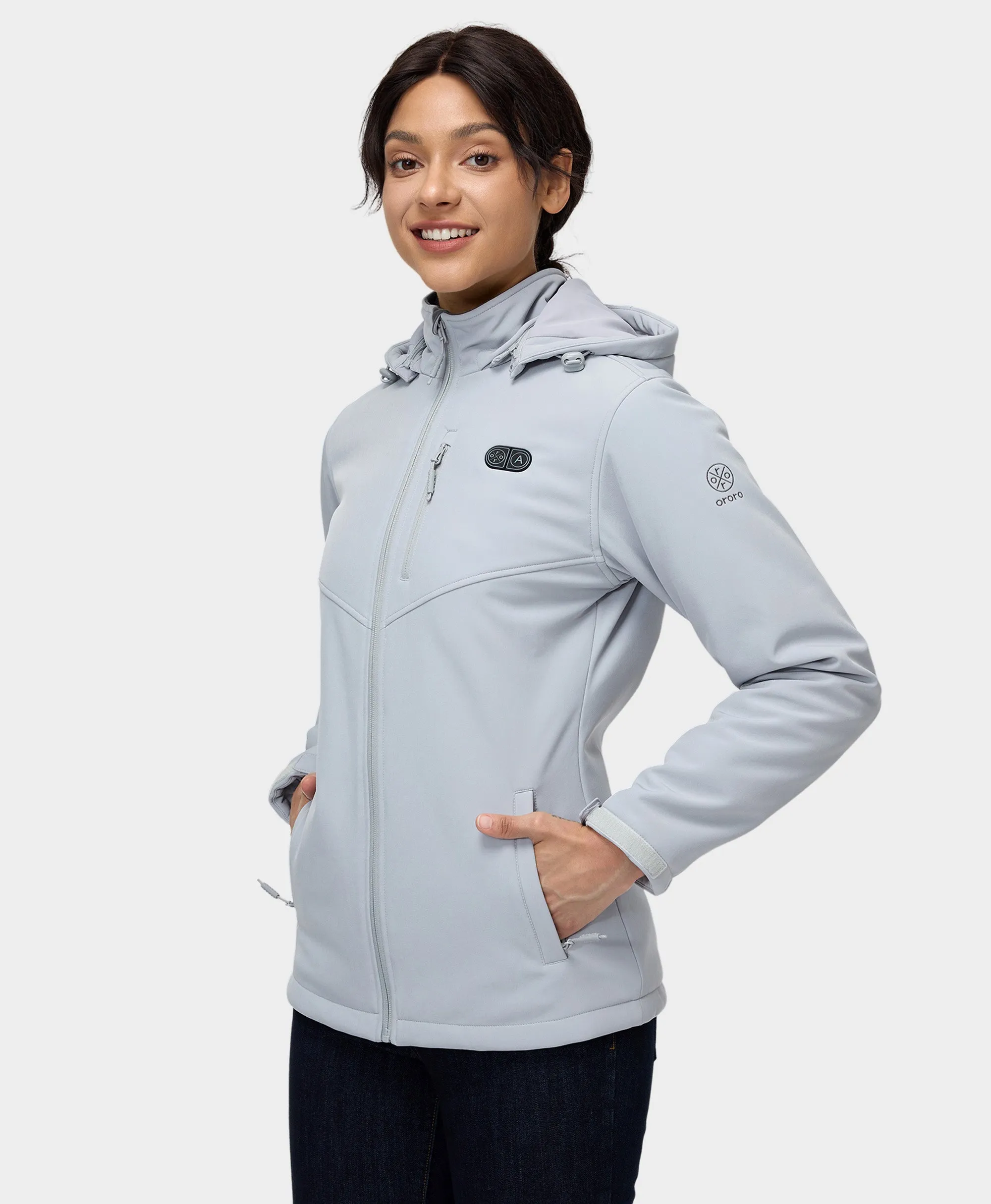 Women's Heated Dual Control Jacket with 5 Heating Zones (Pocket Heating) (Apparel Only) sold by Ororo product image thumbnail 3