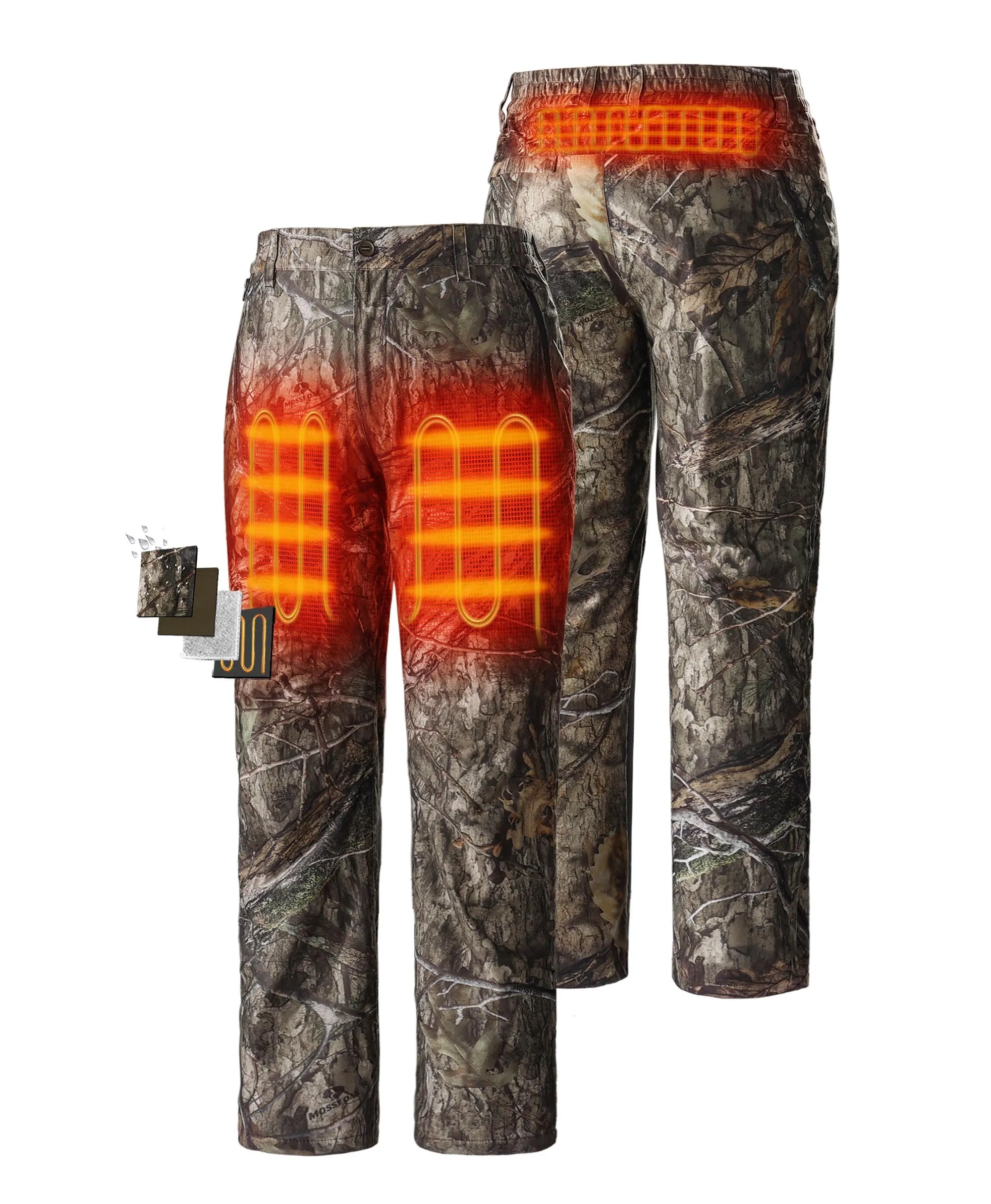 Men's Heated Hunting Pants, Mossy Oak® Country DNA Pattern sold by Ororo product image thumbnail 2