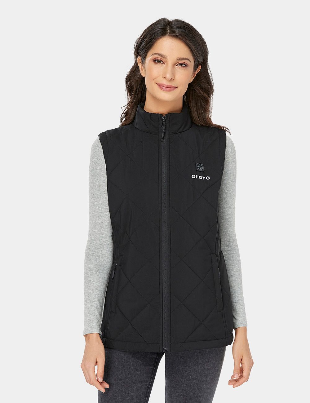 (Open-box) Women's Heated Quilted Vest - Black (Battery Set Not Included) sold by Ororo product image thumbnail 5