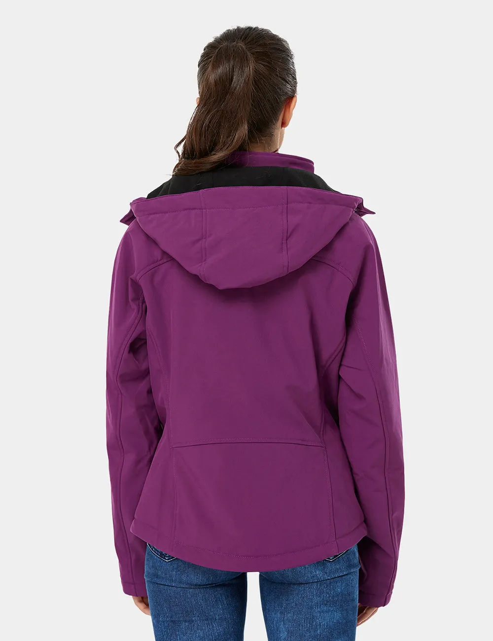 Final Sale - Women's Heated Jacket with B19G Battery Set - Purple sold by Ororo product image thumbnail 4