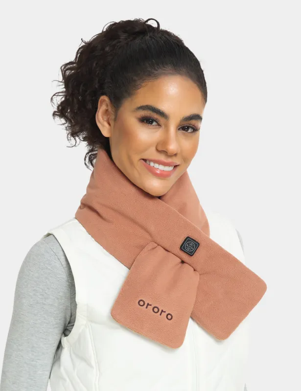 Final Sale - Unisex Heated Scarf 2.0 - Khaki sold by Ororo