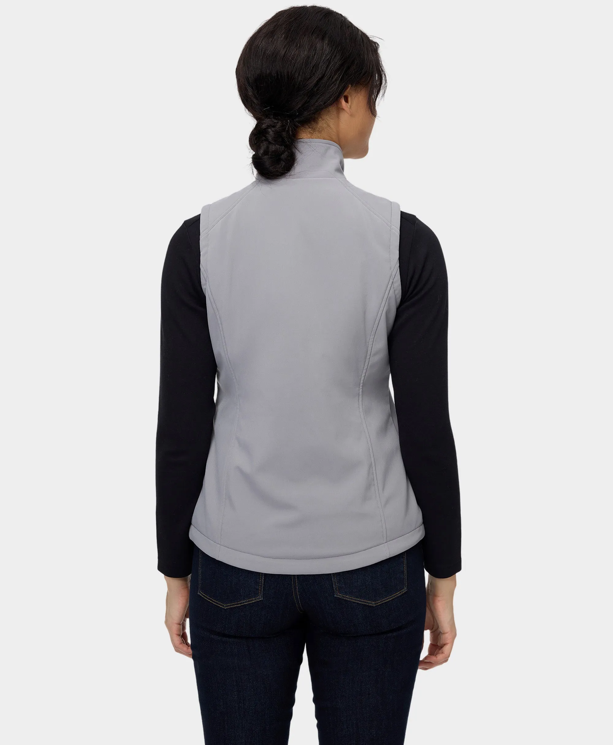 Women's Heated Softshell Vest - Lower Back Heating (Apparel Only) sold by Ororo product image thumbnail 4