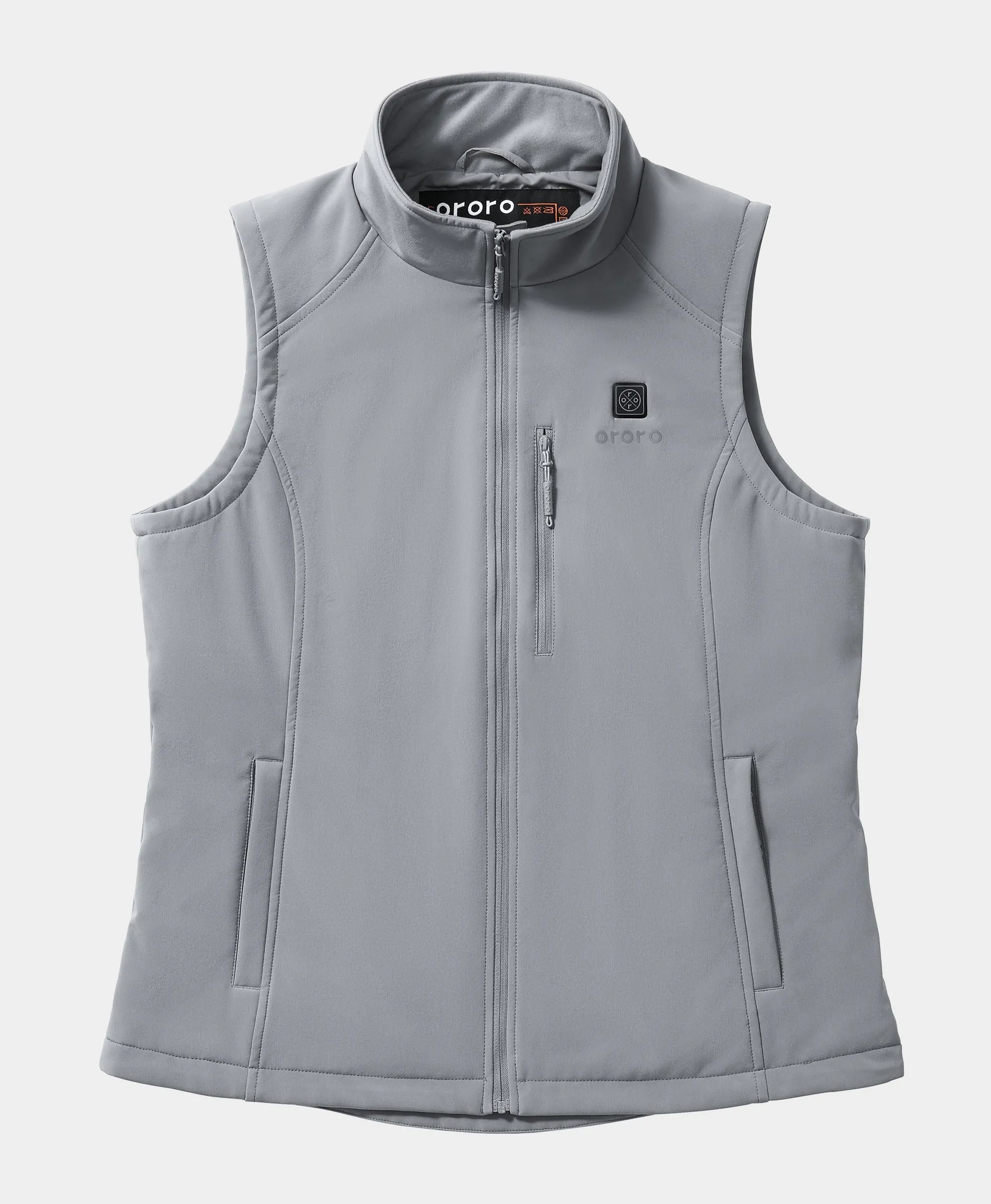 Women's Heated Softshell Vest - Lower Back Heating (Apparel Only) sold by Ororo product image thumbnail 5