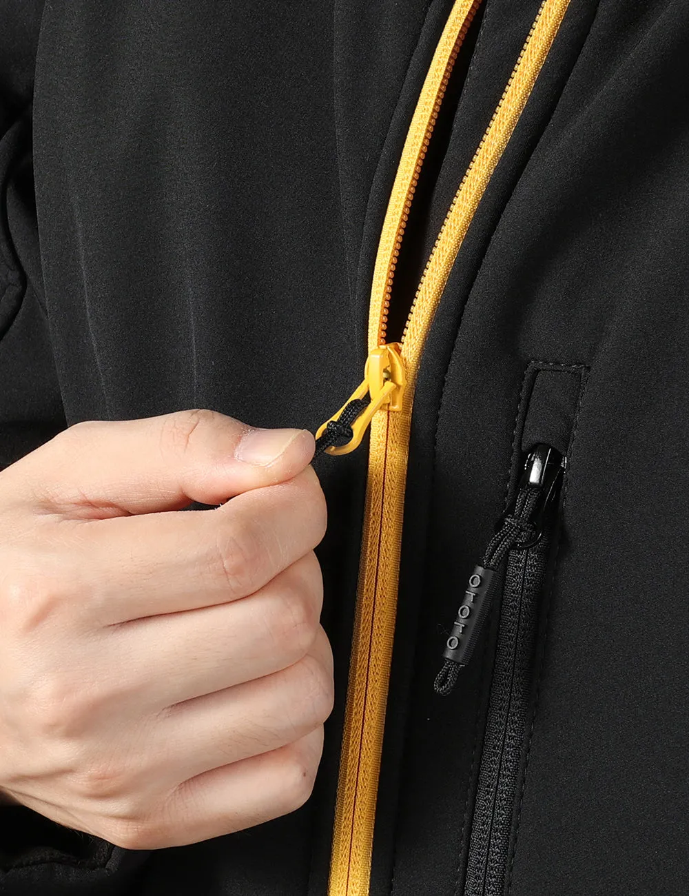 (Open-box) Men's Heated Jacket with B19G Battery - Black & Gold sold by Ororo product image thumbnail 5