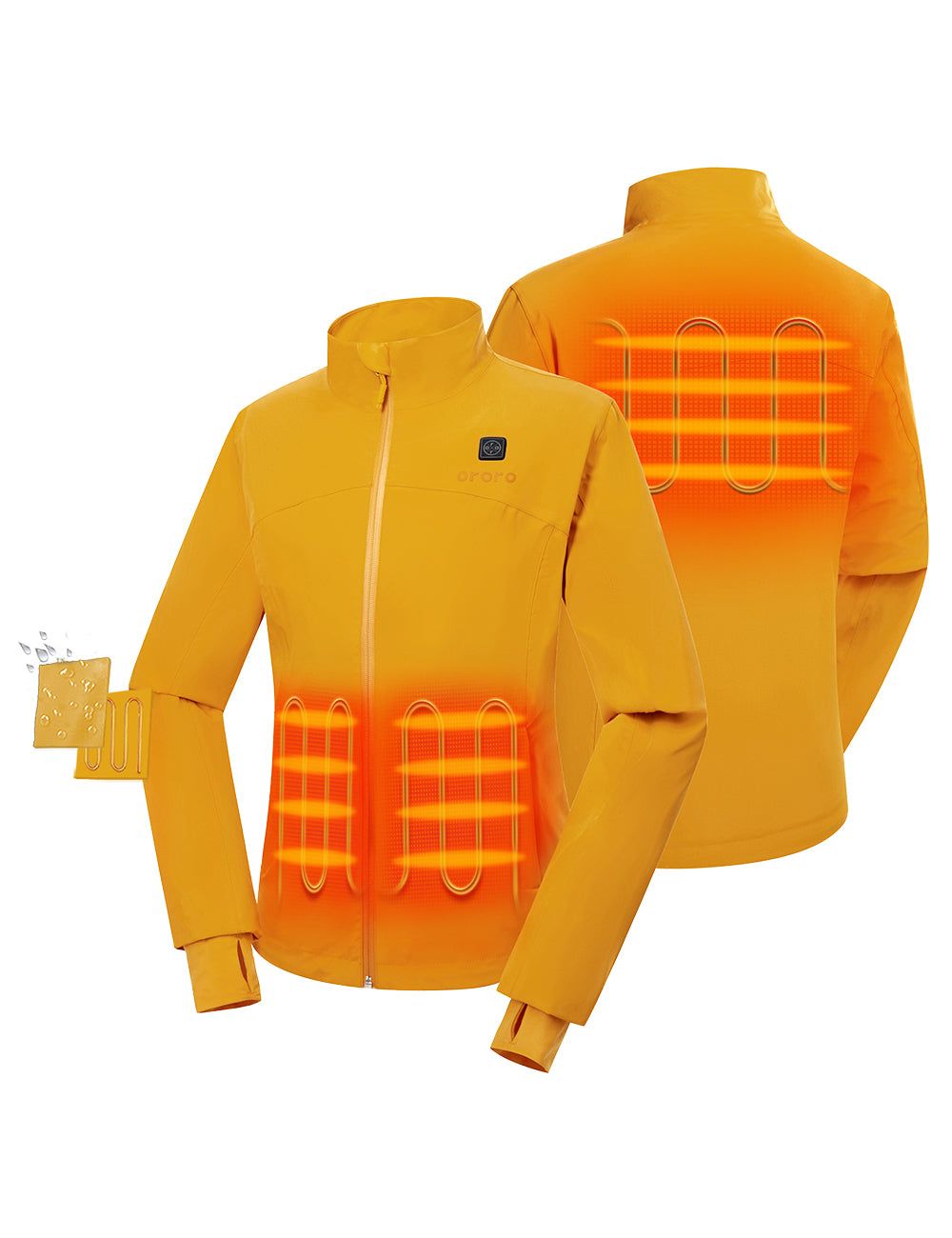 Final Sale - Women's Waterproof Heated Windbreaker sold by Ororo product image thumbnail 2