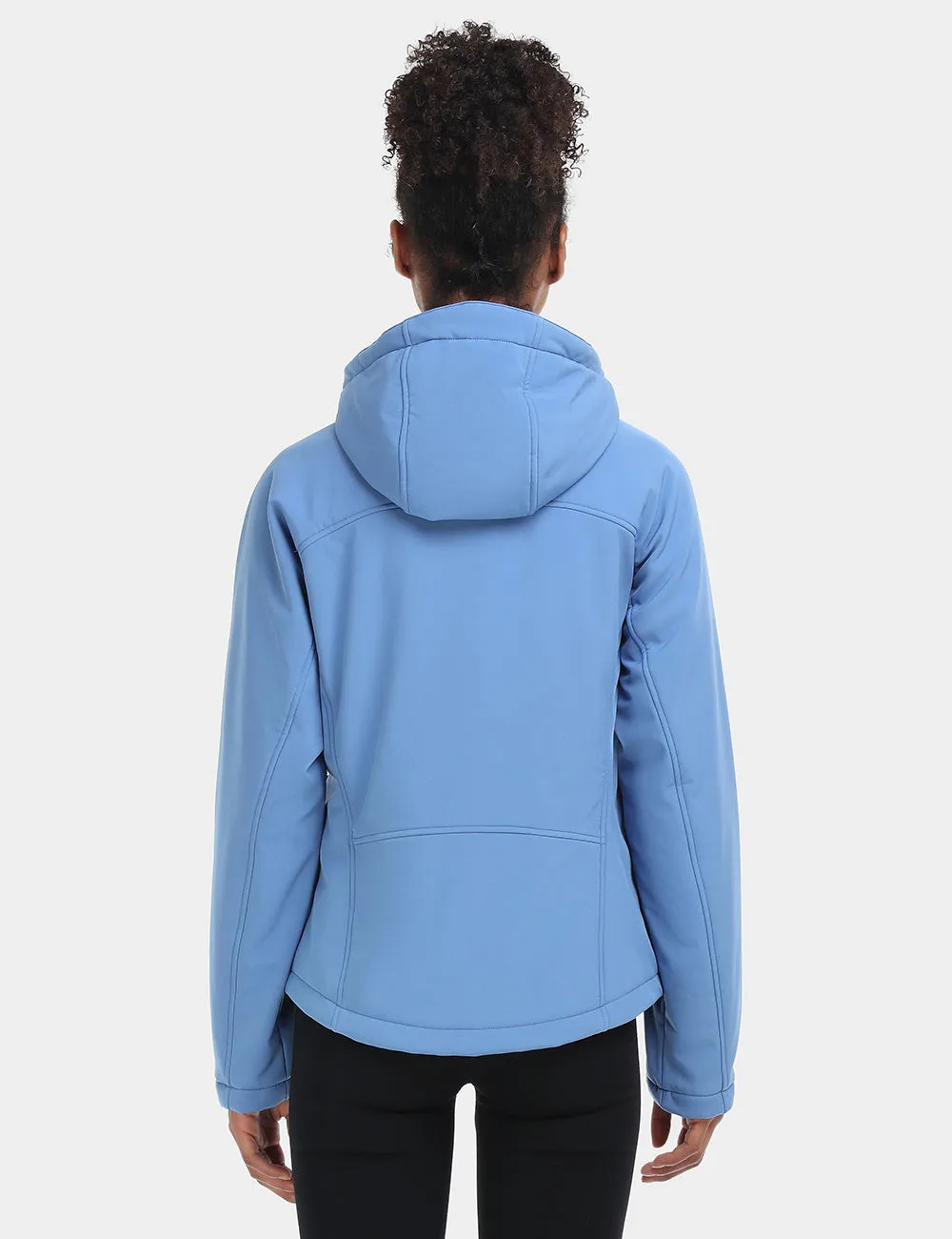 Women's Classic Heated Jacket - Blue/Orange (Apparel Only) sold by Ororo product image thumbnail 4