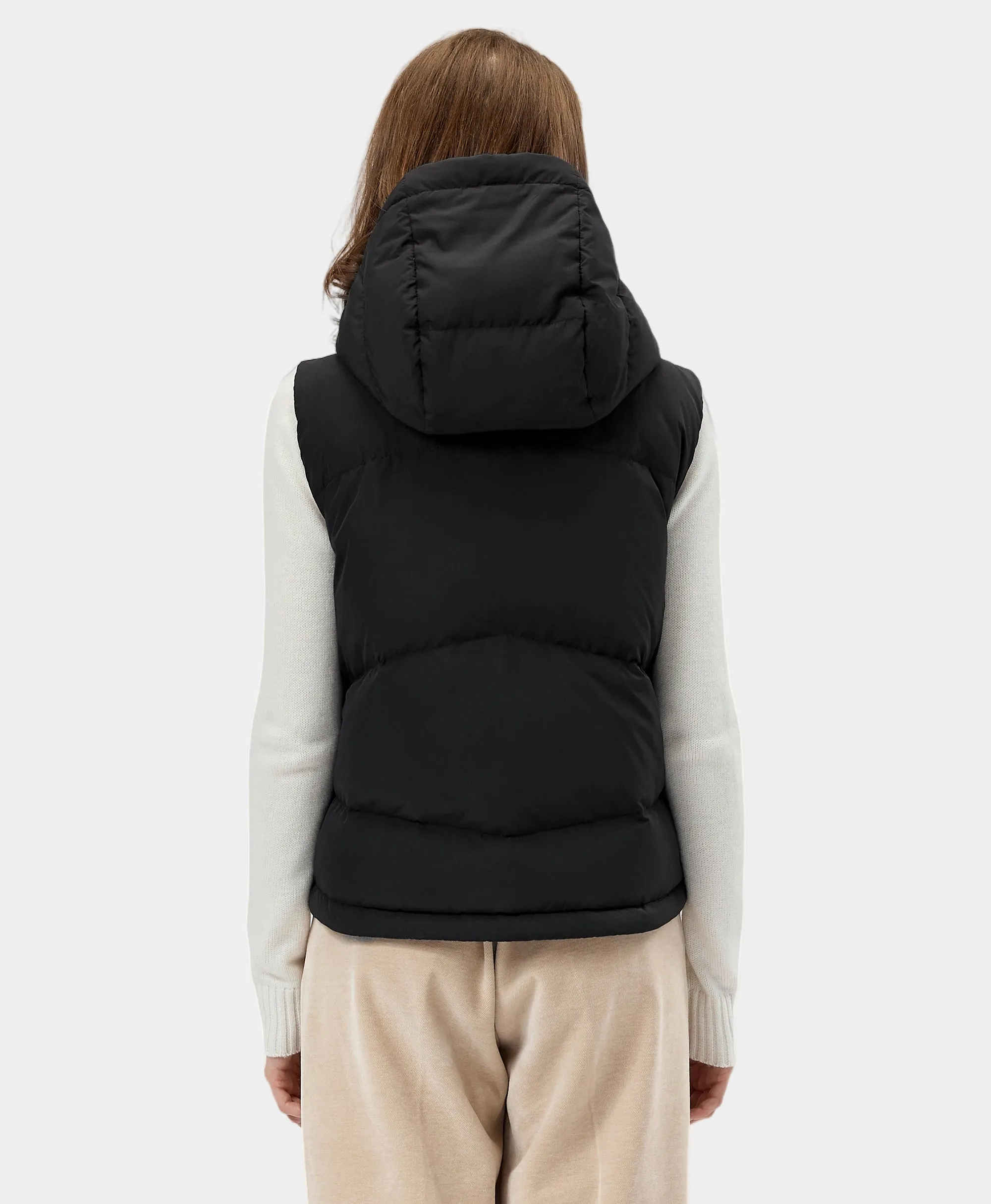 Women's Heated Cropped Puffer Down Vest (Apparel Only) sold by Ororo product image thumbnail 4