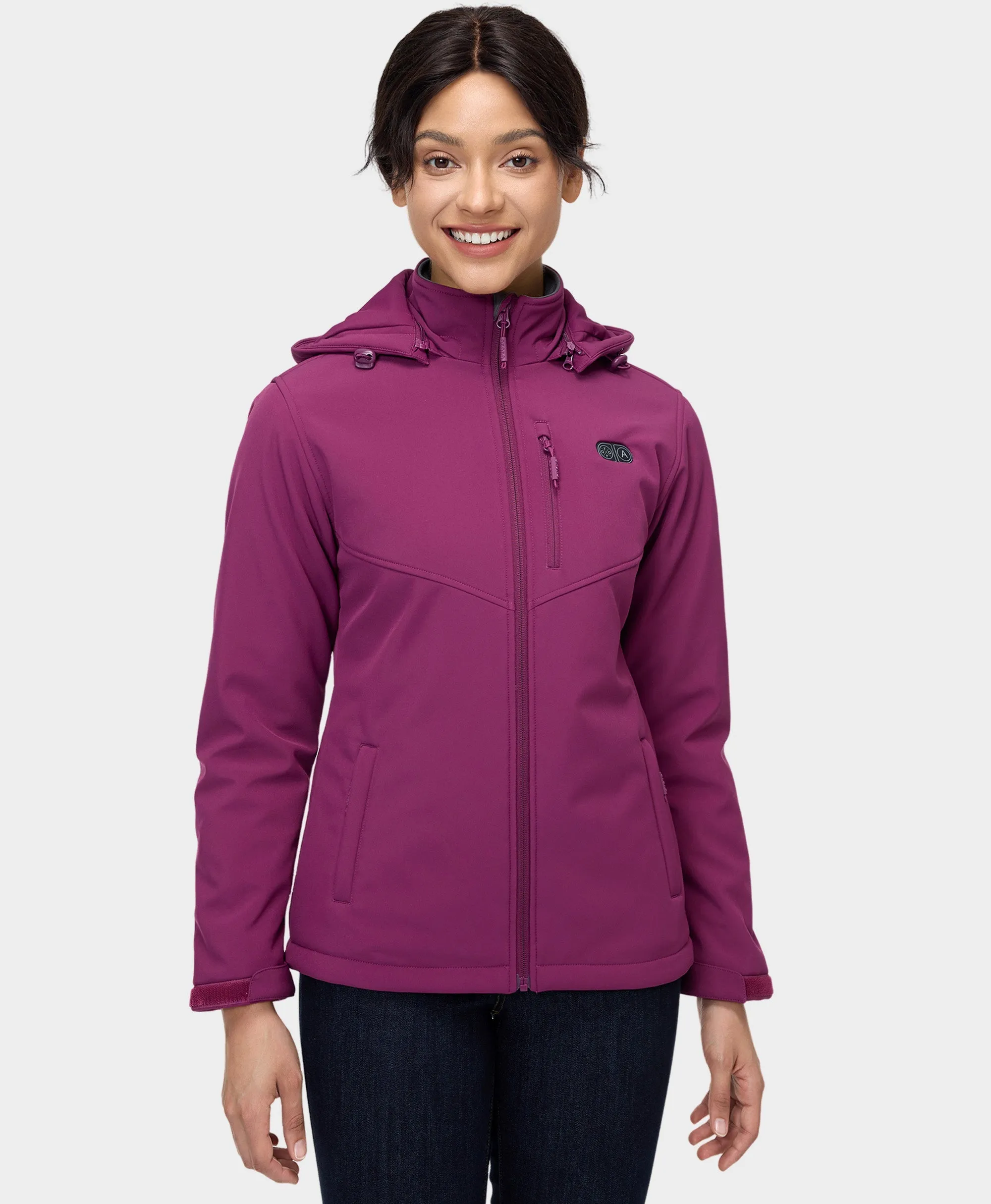 Women's Heated Dual Control Jacket with 5 Heating Zones (Pocket Heating) sold by Ororo