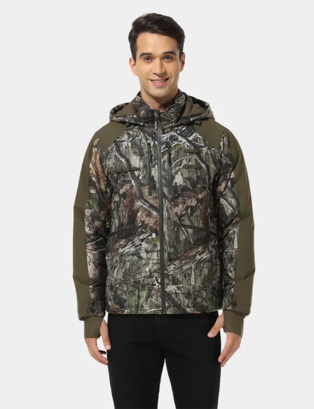 Men's Heated Hunting Jacket - Camouflage, Mossy Oak® Country DNA sold by Ororo