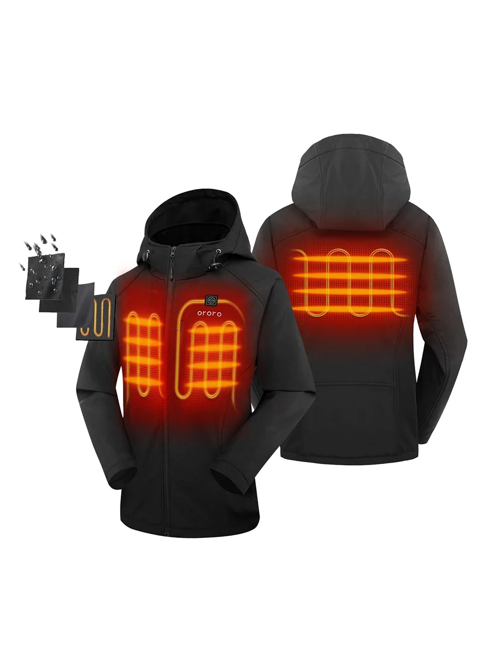 Women's Classic Heated Jacket (Apparel Only) sold by Ororo product image thumbnail 2