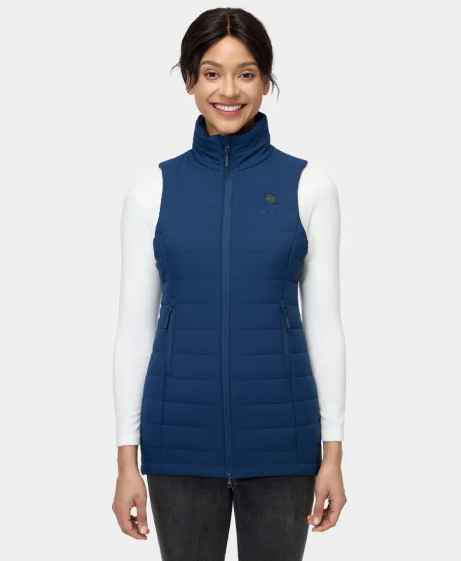 Tribeca Women's Heated Long Puffer Vest (Apparel Only) sold by Ororo