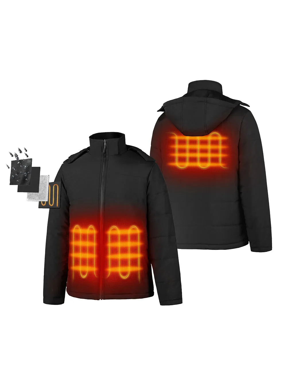 (Open-box) Men’s Heated Thermolite® Jacket (Battery Set Not Included) sold by Ororo