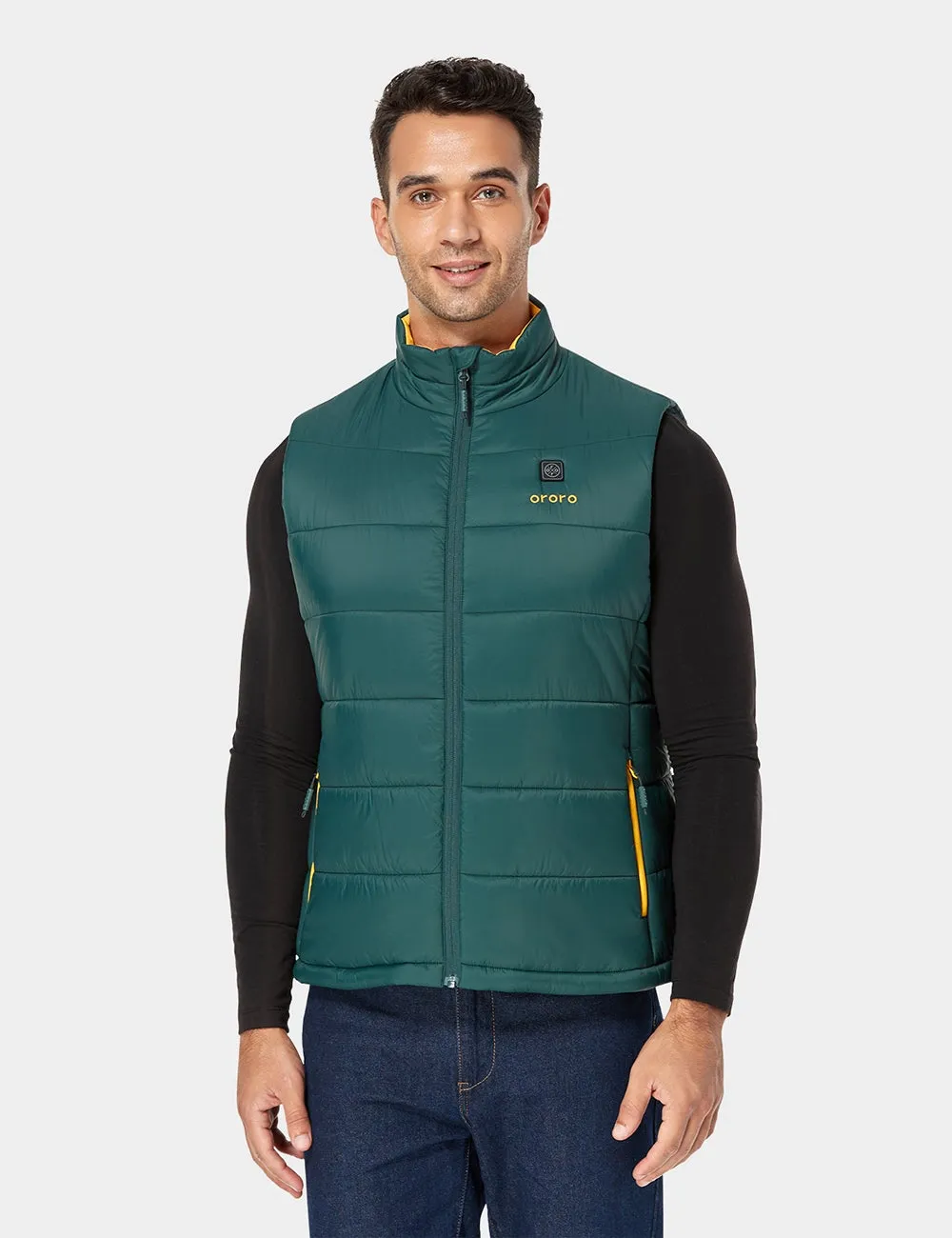 (Open-box) Men's Classic Heated Vest - Green with B19G Battery sold by Ororo product image thumbnail 2