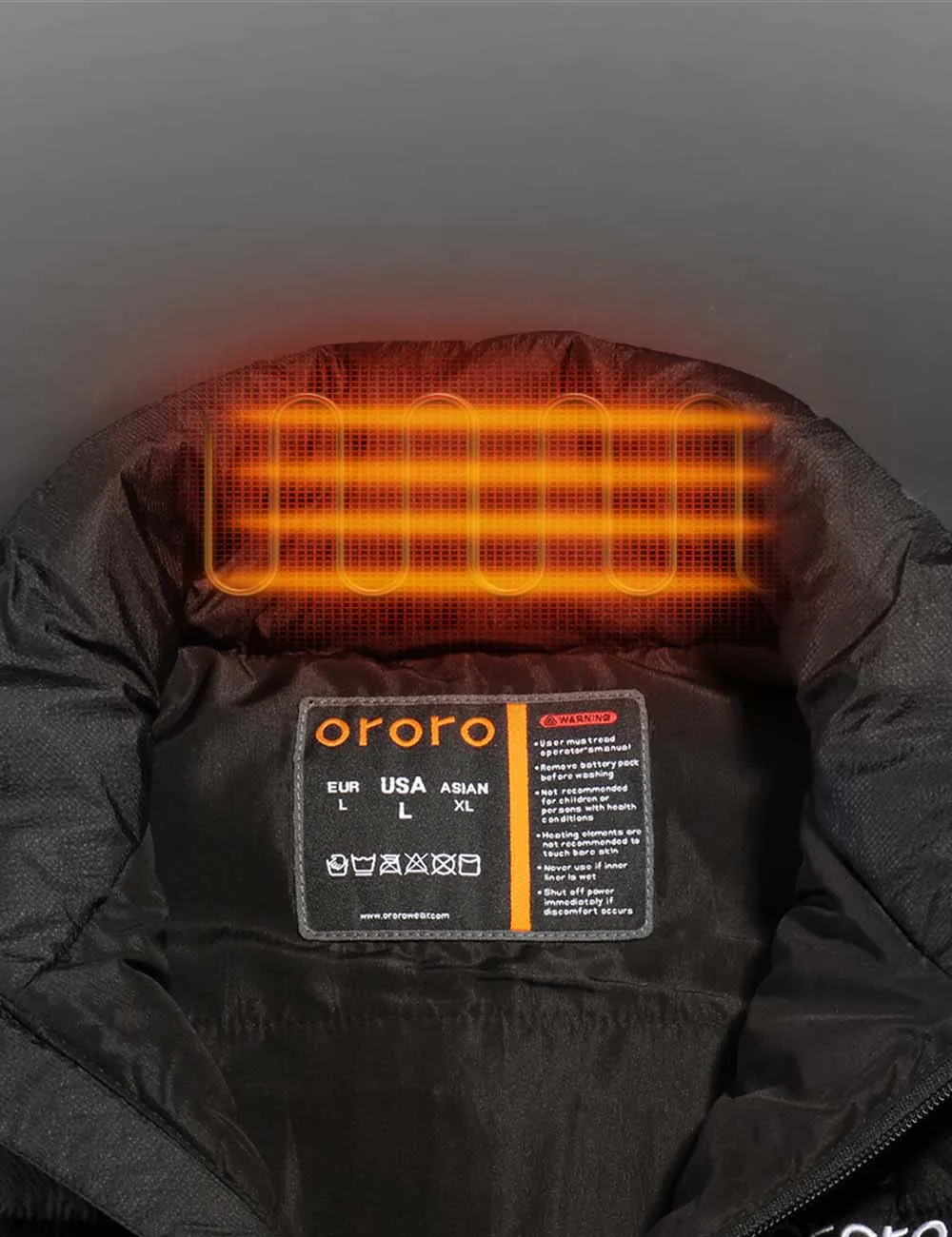 (Open-box) Men's Classic Heated Vest (Battery Set Not Included) sold by Ororo product image thumbnail 5