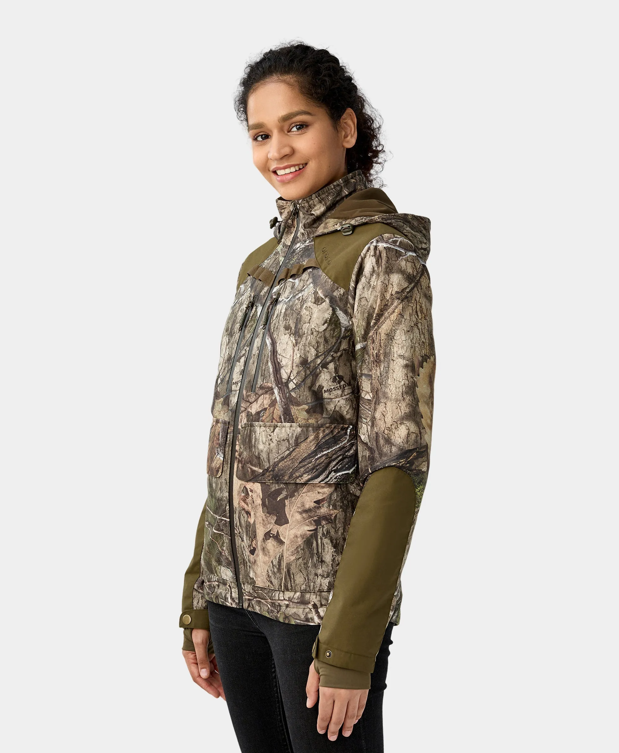 Women's Heated Hunting Jacket - Camouflage, Mossy Oak® Country DNA (Apparel Only) (Final Sale) sold by Ororo product image thumbnail 4