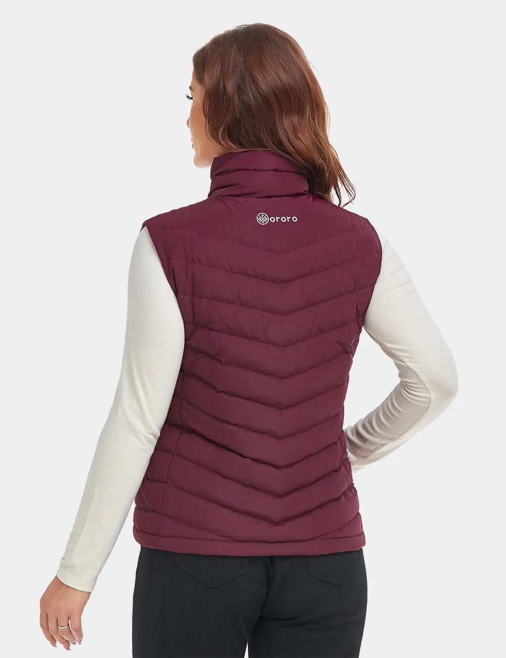 (Open-box) Women's Heated Lightweight Down Vest (Battery Set Not Included) sold by Ororo product image thumbnail 4