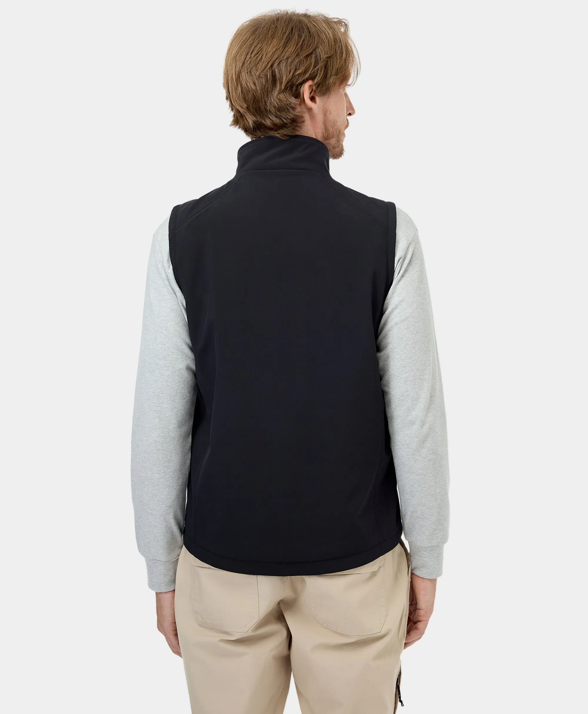 (Open-Box) Men's Heated Softshell Vest - Lower Back Heating (Battery Set Not Included) sold by Ororo product image thumbnail 4