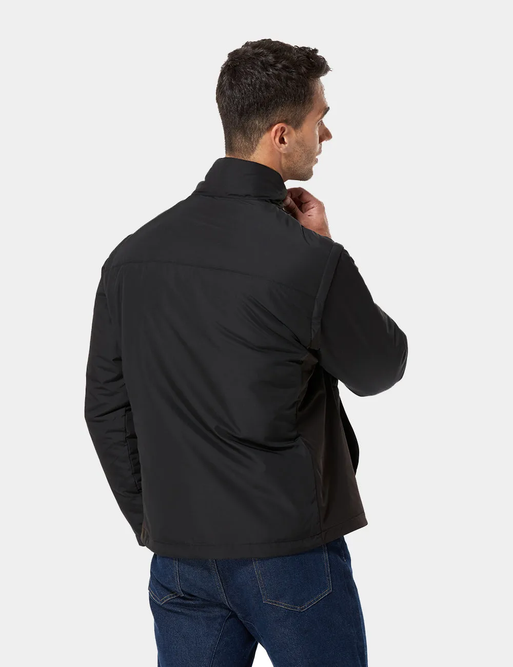 Men's Heated Golf Jacket (with Zip-Off Sleeves) sold by Ororo product image thumbnail 5