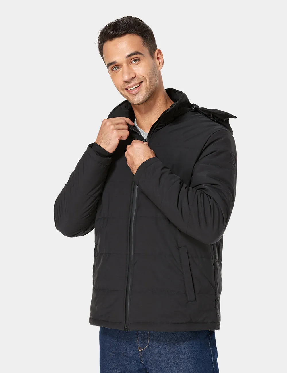 Final Sale - Men’s Heated Thermolite® Jacket - Black (Apparel Only) sold by Ororo product image thumbnail 3
