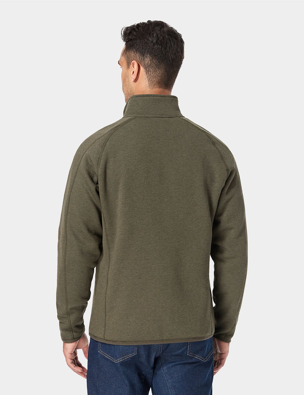 Final Sale - Men's Heated Fleece Jacket (with B19G Battery) sold by Ororo product image thumbnail 4