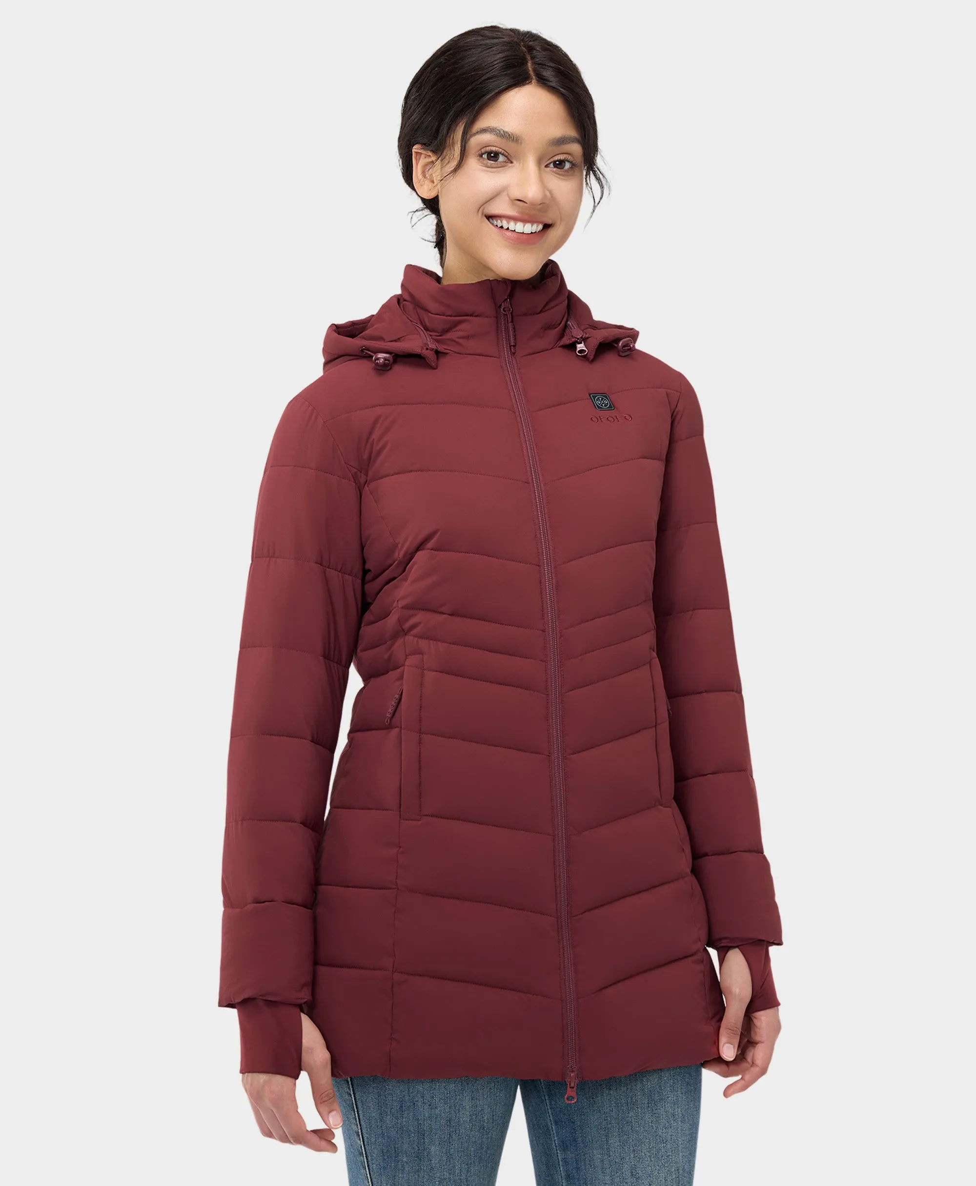 Women's Heated Puffer Parka Jacket - New Colors sold by Ororo product image thumbnail 3