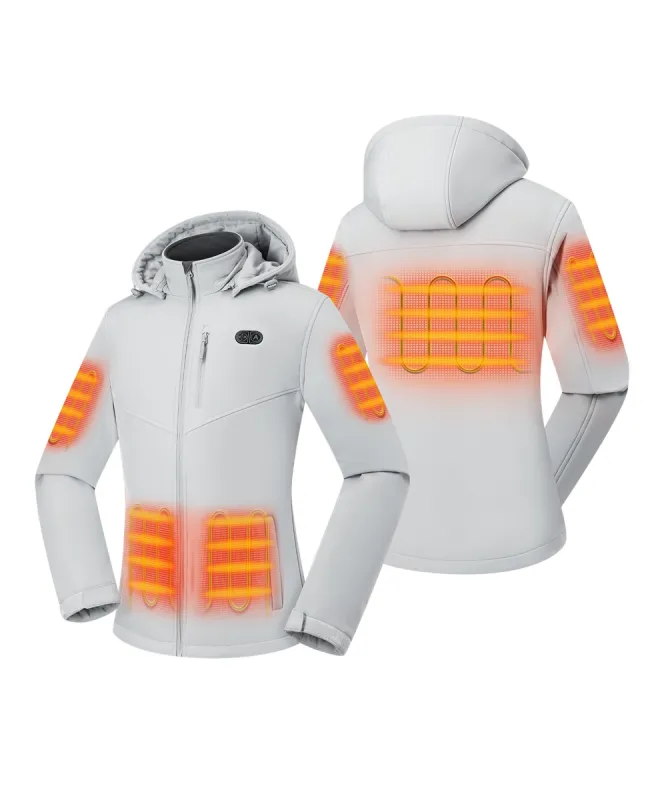 (Open-Box) Women's Heated Dual Control Jacket with 5 Heating Zones (Pocket Heating) (Battery Set Not Included) sold by Ororo