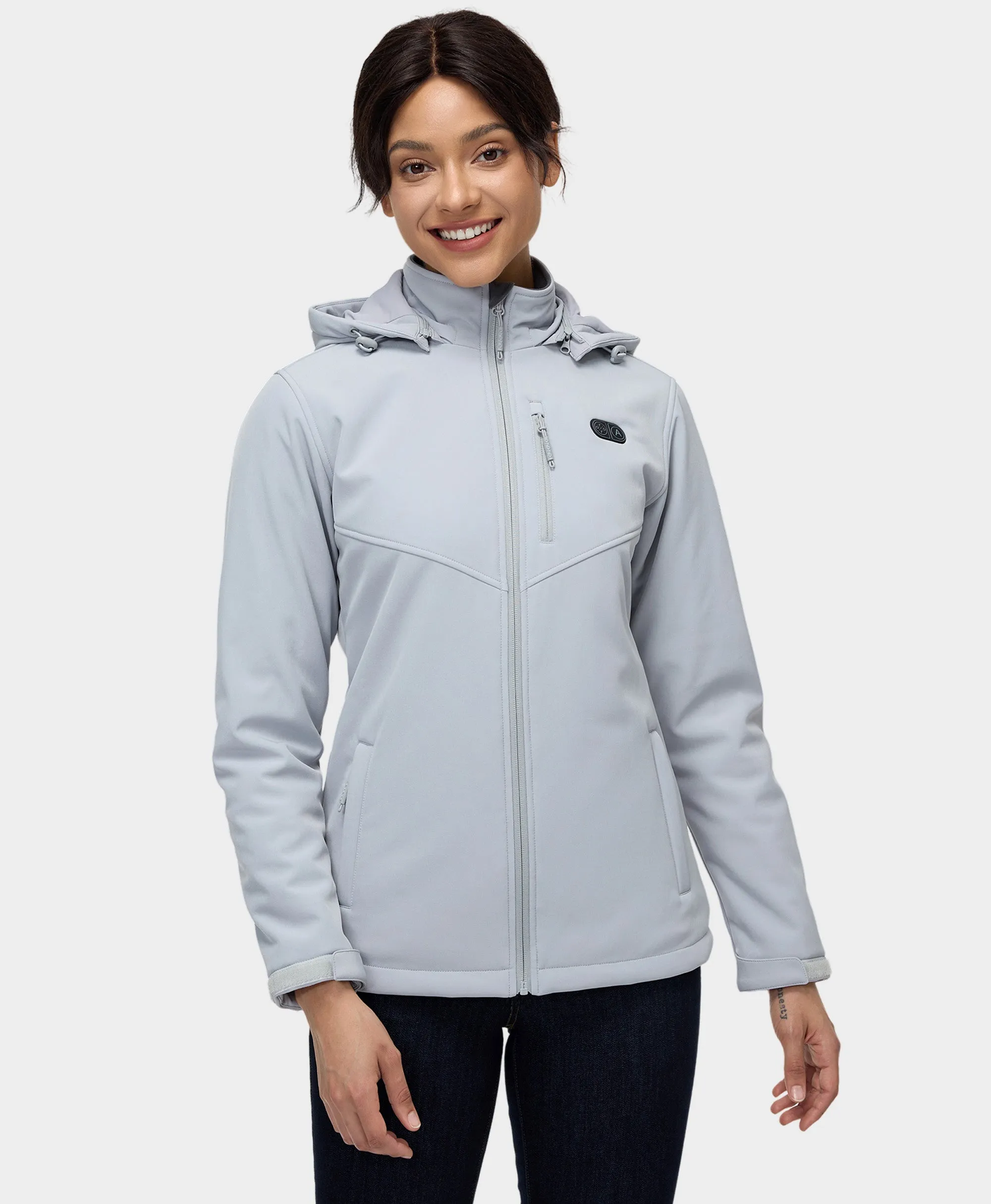 (Open-Box) Women's Heated Dual Control Jacket with 5 Heating Zones (Pocket Heating) (Battery Set Not Included) sold by Ororo product image thumbnail 2
