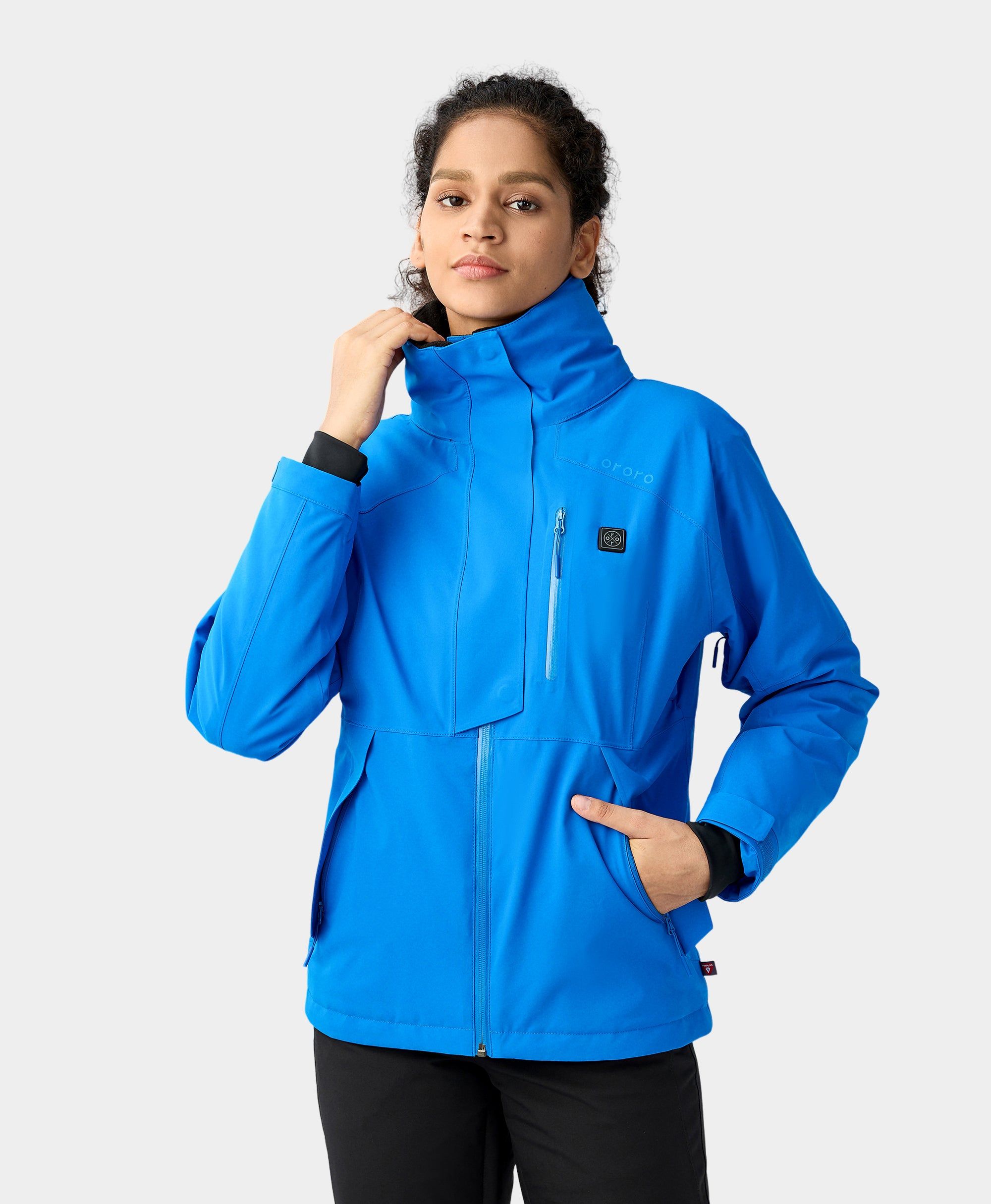 Women's Waterproof Heated Ski Jacket (Battery Pack Not Included) sold by Ororo