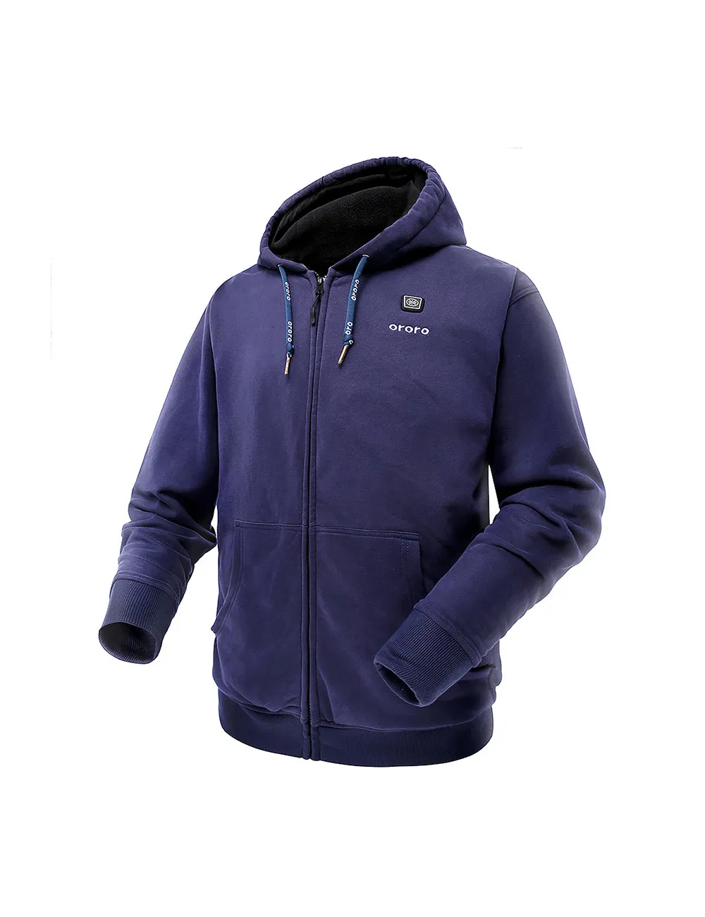 Unisex Heated Hoodie - Navy (Discontinued) sold by Ororo product image thumbnail 4