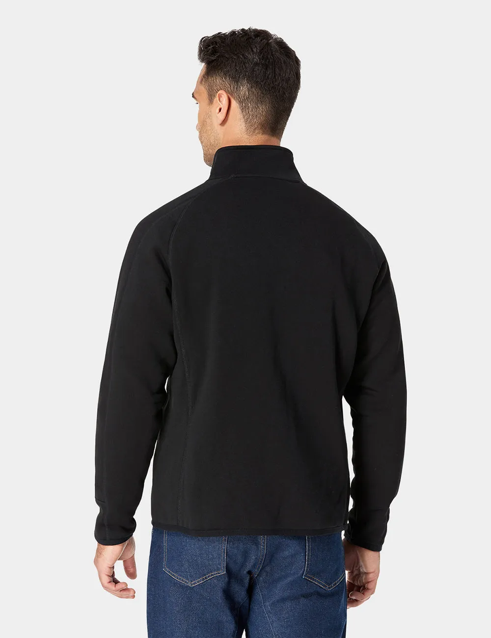 (Open-box) Men's Heated Fleece Jacket with B19G Battery - Black sold by Ororo product image thumbnail 4