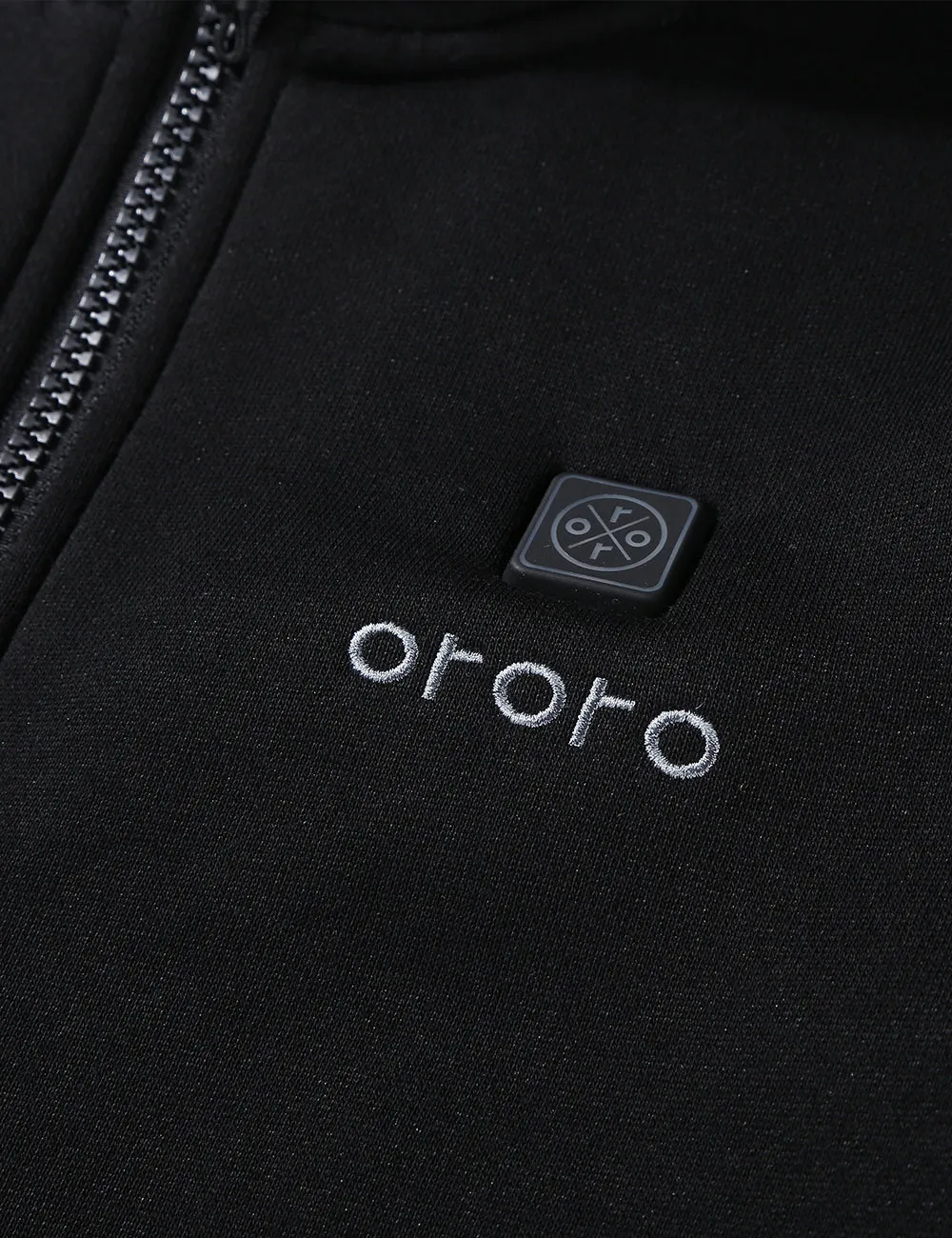 (Open-box) Men's Heated Fleece Jacket with B19G Battery - Black sold by Ororo product image thumbnail 5