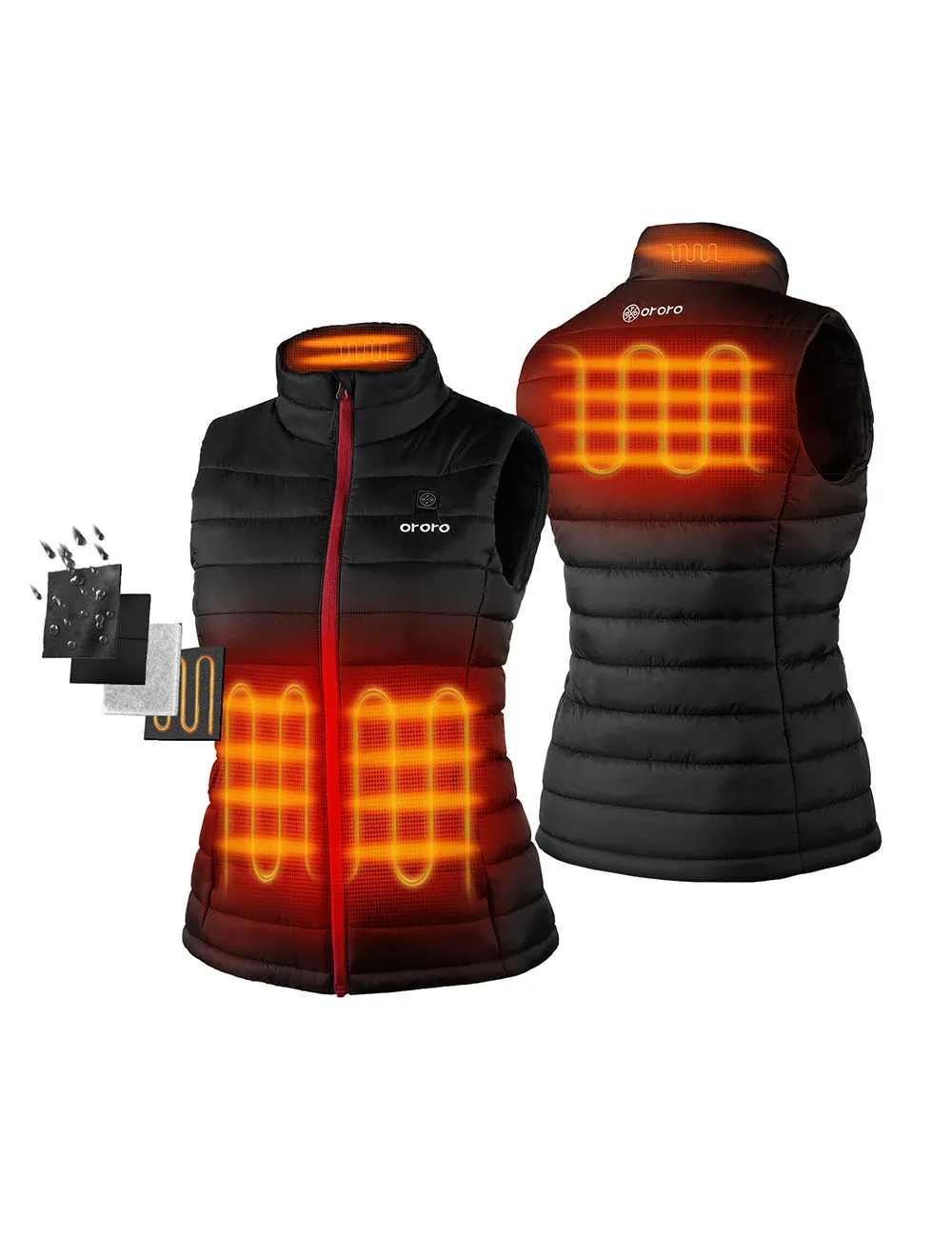 (Open-box) Women's Classic Heated Vest (Battery Set Not Included) sold by Ororo